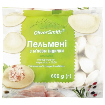 Пельмени с индейкой OliverSmith 600г - купить, цены на Auchan - фото 3