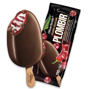 Oliver Smith Ice Cream Plombir Cranberry-chili 110g - buy, prices for - photo 2