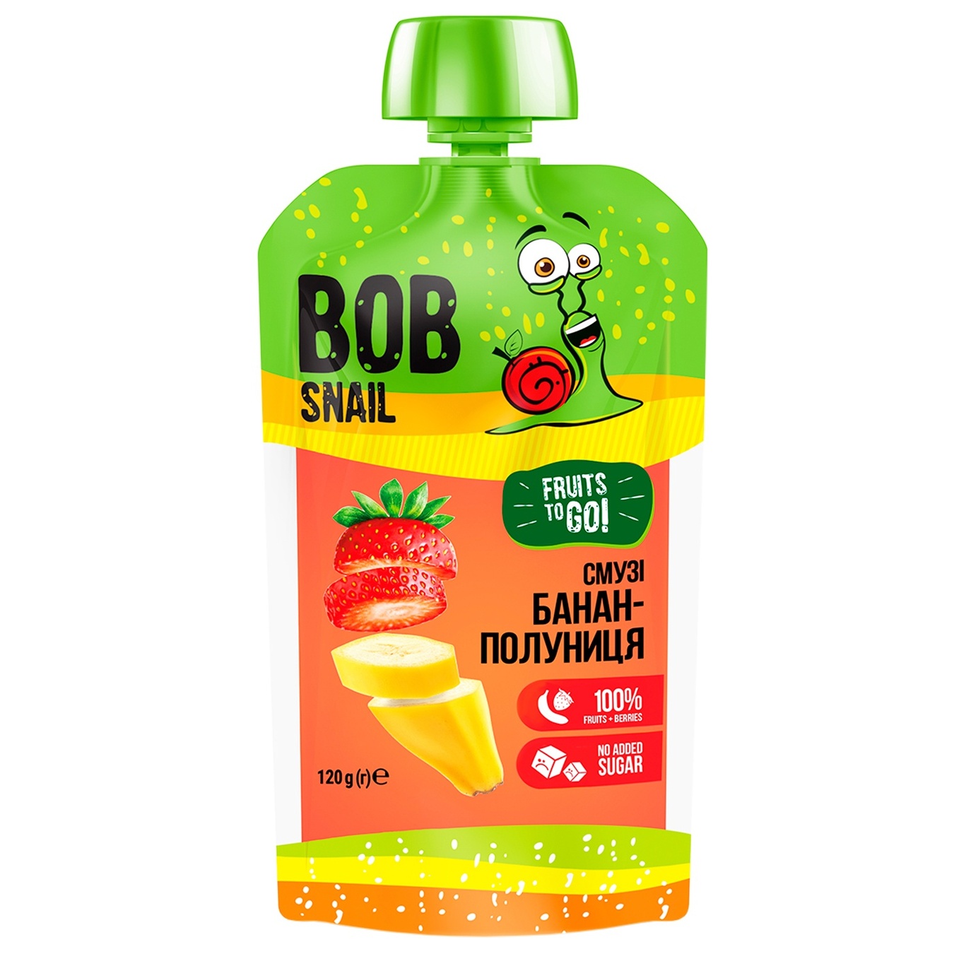 

Смузи Bob Snail Банан-Клубника 120г