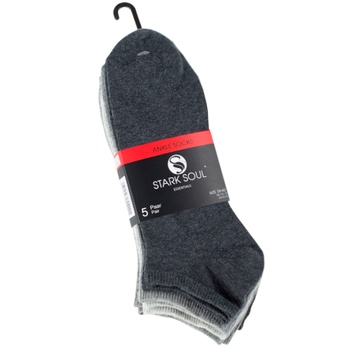 Stark Soul Unisex Sneaker Gray Socks 5 pairs 47-50s - buy, prices for Vostorg - photo 1