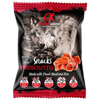 Лакомство для собак Alpha Spirit Snacks с прошутто кубики 50г - купить, цены на NOVUS - фото 1