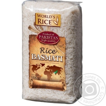 Рис World's Rice Басматі шліфований довгозернистий 1кг купити, ціни на МегаМаркет - фото 6