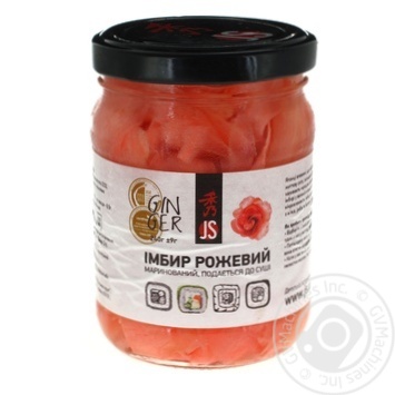 Імбир JS маринований рожевий 240г купити, ціни на МегаМаркет - фото 2