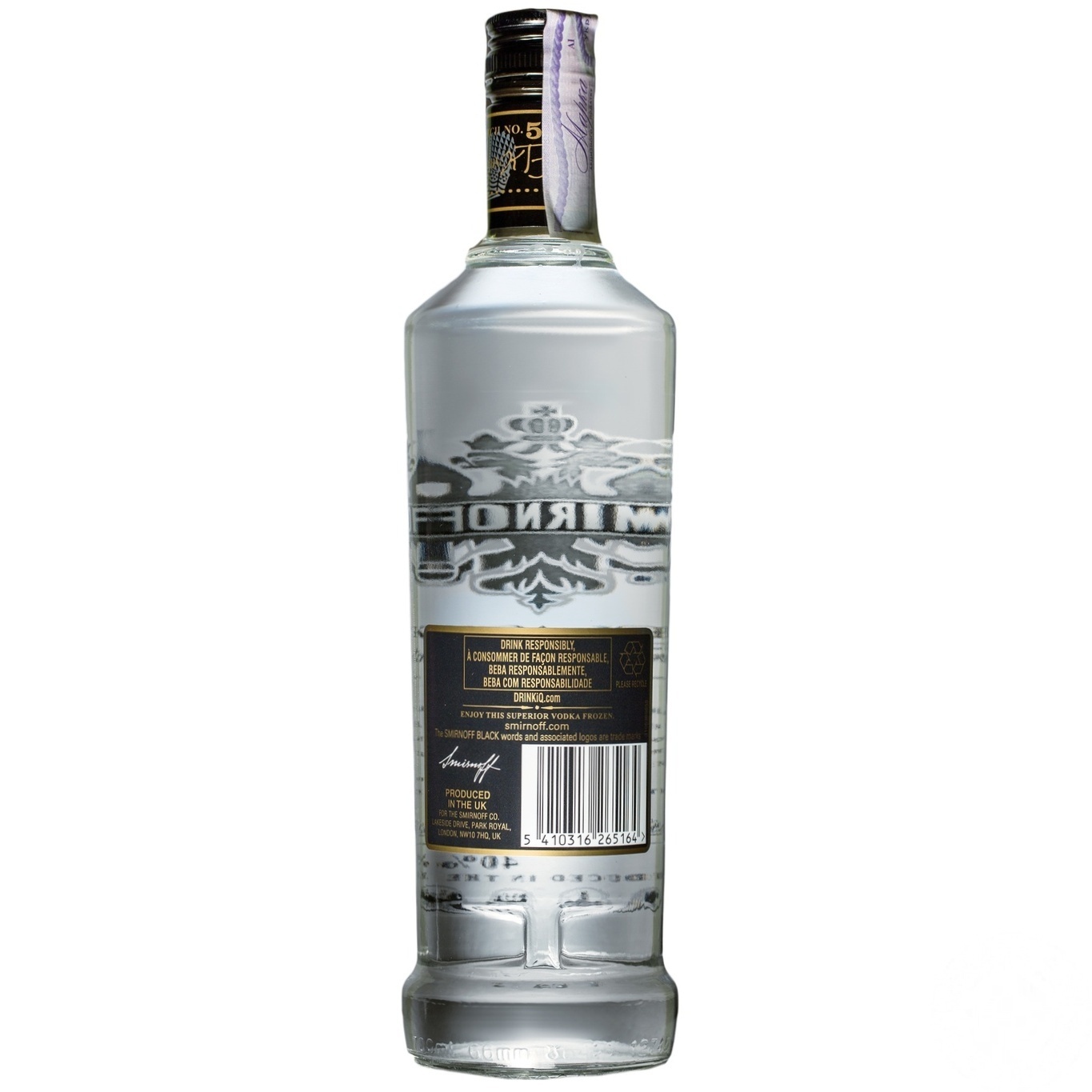 

Водка Smirnoff Black 700мл
