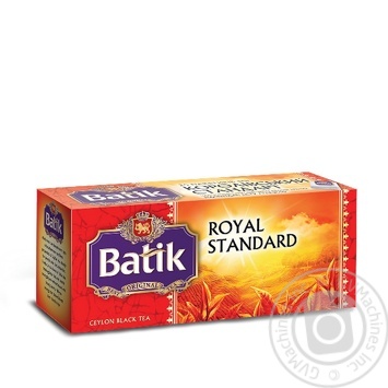 Tea Batik black packed 25pcs 50g cardboard packaging - buy, prices for MegaMarket - photo 3