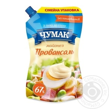 mayonnaise chumak provansal 67% 576g doypack Ukraine