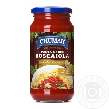 Sauce Chumak Boscaiola mushroom for spaghetti 380g glass jar Ukraine - buy, prices for NOVUS - photo 1