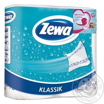 Бумажные полотенца Zewa Klassik 2 слоя 2шт купить, цены на МегаМаркет - фото 3