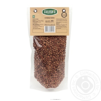 Groats lentils Culinaro green 400g - buy, prices for MegaMarket - photo 2