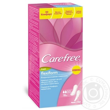 Pads Carefree Flexiform 18pcs - buy, prices for MegaMarket - photo 1