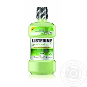 Ополіскувач для порожнини рота Listerine Зелений чай 250мл купити, ціни на МегаМаркет - фото 1
