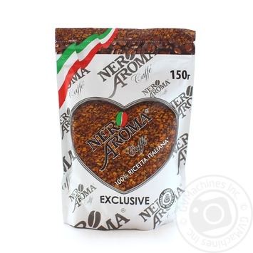 Coffee Nero aroma Exclusive instant 150g - buy, prices for MegaMarket - photo 1