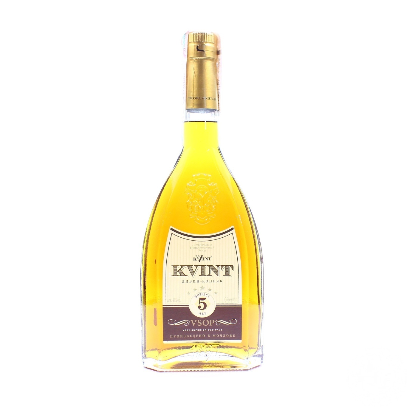 

Коньяк Kvint V.S.O.P. 5 лет 40% 0,5л