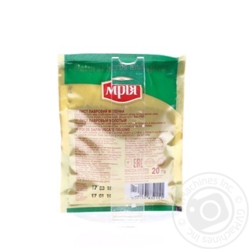 Лист лавровый Мрия молотый 20г купить, цены на МегаМаркет - фото 2
