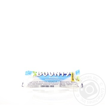 Морозиво Bounty молочне кокос.кульки молоч.-шокол.гл.39г х24 купить, цены на МегаМаркет - фото 1