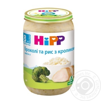 М'ясо-овочеве пюре Hipp Броколі та рис з кроликом з 8-ми місяців 220г купити, ціни на МегаМаркет - фото 2