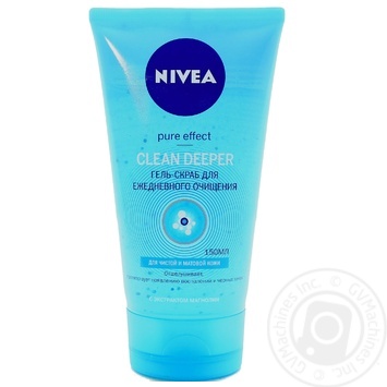 Гель-пілінг Nivea для щоденного очищення 150мл купити, ціни на МегаМаркет - фото 1