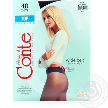 Колготы женские Conte Top 40ден р.2 Nero - купить, цены на Auchan - фото 4