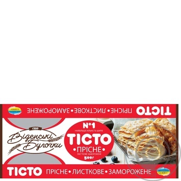Videnski Bulochky Unleavened Leaf Dough - buy, prices for MegaMarket - photo 1