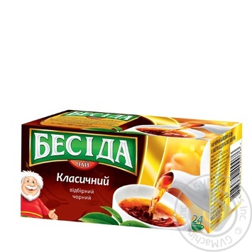 Чай Беседа черный 24пак купить, цены на МегаМаркет - фото 2