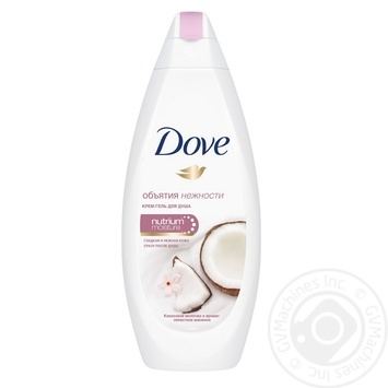 Dove Крем-гель для душу Кокосове молочко і пелюстки жасмину 250мл купити, ціни на МегаМаркет - фото 1