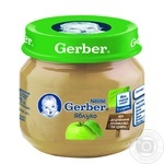 Fruit puree Gerber apple for 4+ months babies 80g