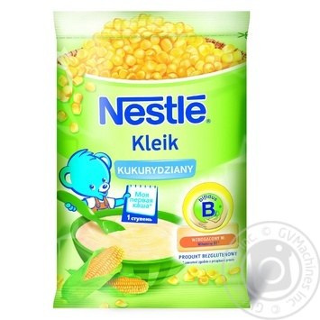 Каша кукурудзяна Nestle дитяча без молока 160г купити, ціни на МегаМаркет - фото 1