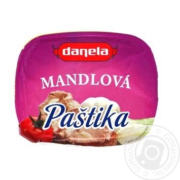 Pate Danela Private import with almonds 100g - buy, prices for MegaMarket - photo 1