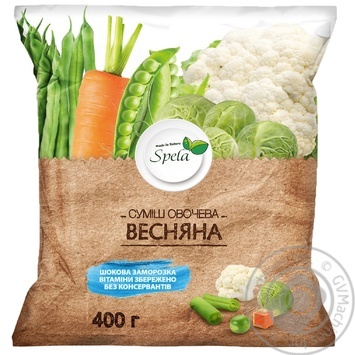Смесь овощная Spela Весенняя шоковая заморозка 400г купить, цены на МегаМаркет - фото 2