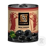 Маслини Ellada з кісточкою чорні 850мл