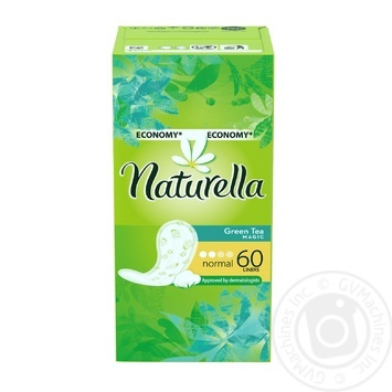 Щоденні прокладки Naturella Green Tea Magic Normal 60шт - купити, ціни на - фото 1