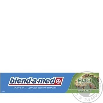 Зубна паста Blend-a-med БИО Фтор Кора Дуба 50мл - купити, ціни на МегаМаркет - фото 4