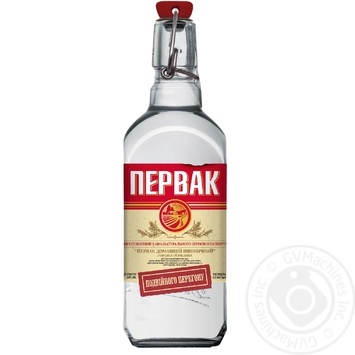 Горілка особлива Первак Домашній пшеничний подвійного перегону 40% 0,5л купити, ціни на МегаМаркет - фото 1