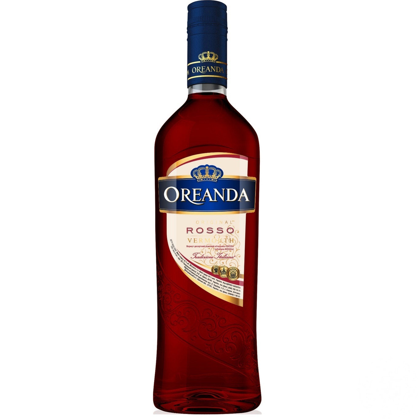 

Вермут Oreanda Dolce Rosa розовый сладкий 15% 1л
