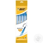 Ручка кулькова Bic Roubd Stic синя 4шт