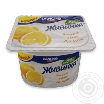 Йогурт Danone Живинка Лимон 1,5% 115г купити, ціни на МегаМаркет - фото 1