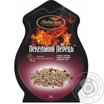 Lyubystok Pekelnyi Perets Grounded Peper Mix 30g - buy, prices for NOVUS - photo 3