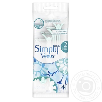 Бритвы одноразовые Simply Venus 2 4шт купить, цены на МегаМаркет - фото 1