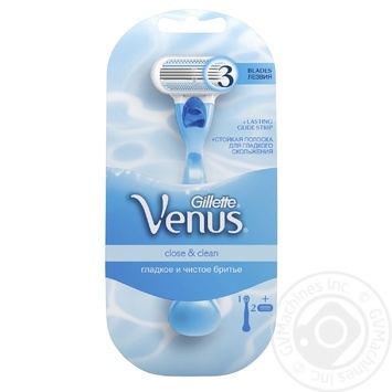 Станок Gillette Venus для женщин c 2 сменными картриджами купить, цены на МегаМаркет - фото 1