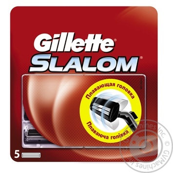 Men's Razor Blade Refills Gillette SLALOM 5count - buy, prices for MegaMarket - photo 1