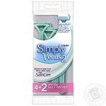 Бритви одноразові Simply Venus2 4+2шт