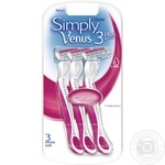 Бритви одноразові Simply Venus 3 Plus 3шт
