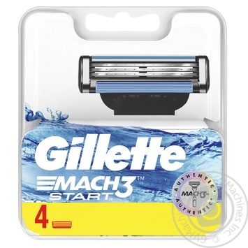 Касети для гоління Gillette Mach3 Start змінні 4шт купити, ціни на МегаМаркет - фото 1
