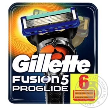 Касети змінні GILLETTE Fusion ProGlide касети д/г 6шт 6шт х200 купити, ціни на МегаМаркет - фото 2