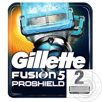 Касети для гоління Gillette Fusion5 ProShield Chill змінні 2шт купити, ціни на МегаМаркет - фото 2
