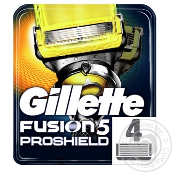 Змінні картриджи для гоління Gillette Fusion ProShield 4шт купити, ціни на МегаМаркет - фото 2