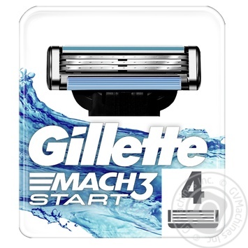 Cartridge Gillette for shaving 4pcs - buy, prices for MegaMarket - photo 2