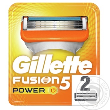 Men's Razor Blade Refills Gillette Fusion Power 2count - buy, prices for MegaMarket - photo 2
