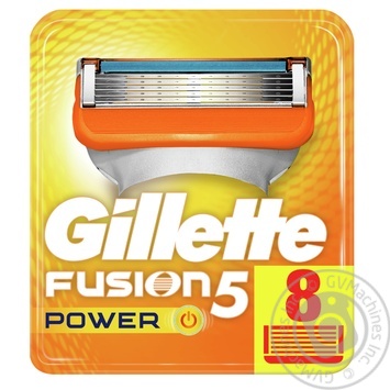 Змінні картриджи для гоління Gillette Fusion Power 8шт купити, ціни на МегаМаркет - фото 2