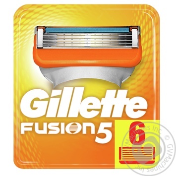 Картридж д/гоління Gillette 6 шт. Fusion купити, ціни на МегаМаркет - фото 2